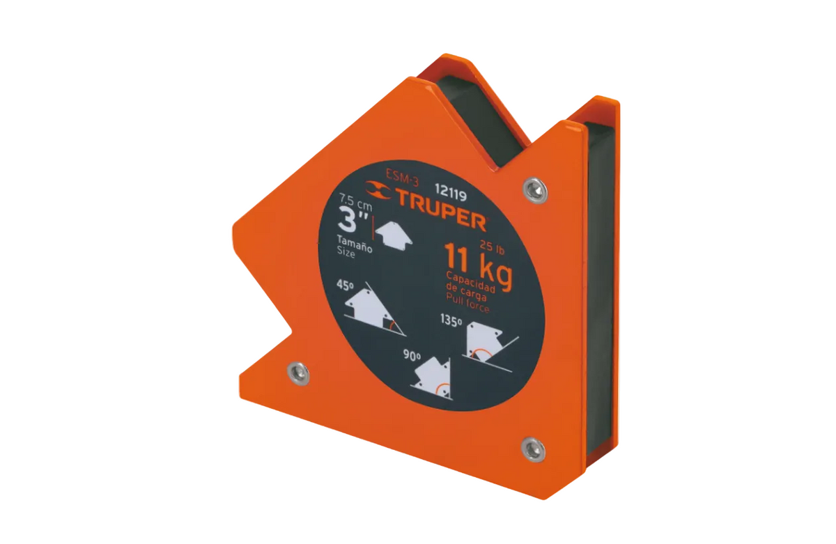 Magnetic Welding Square, 3" TRUPER