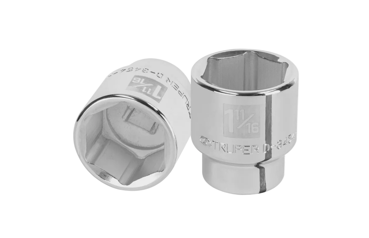 1-11-16" Socket, 6-Point, 3/4" Drive, TRUPER
