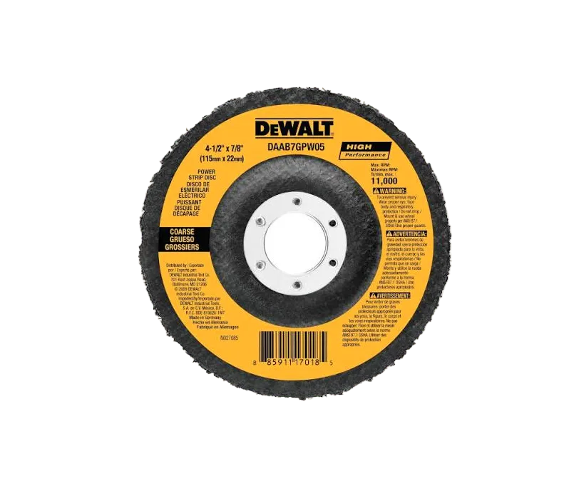 Power Strip Disc "Coarse" 4-1/2" x 7/8” Dewalt