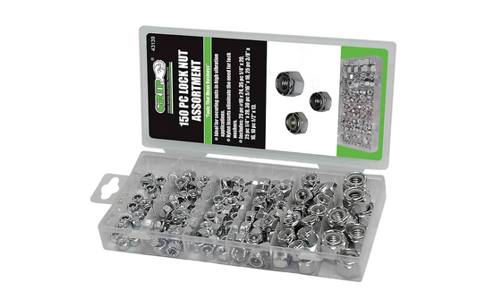 Locknut SAE Assortment 150 Pc. GRIP