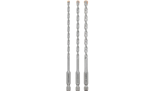 Set 3 PC. 1/4" Masonry Drill Bit Dewalt