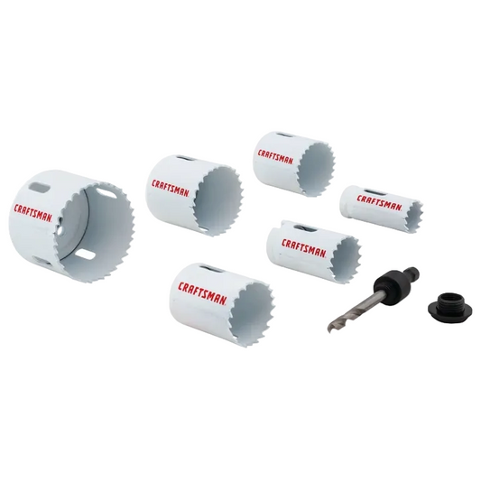 Set 7 PC Bi-Metal Hole Saw Craftsman