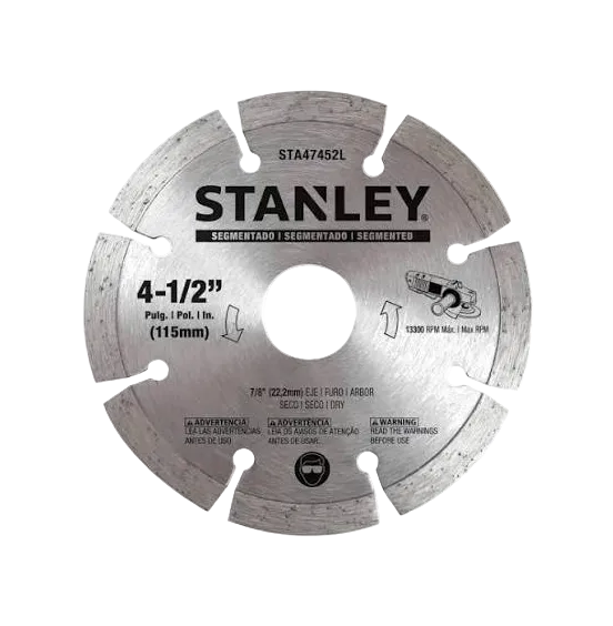 Segmented Diamond Blade 4-1/2" Stanley