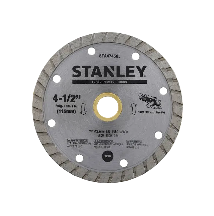 Turbo Diamond Blade 4-1/2" Stanley