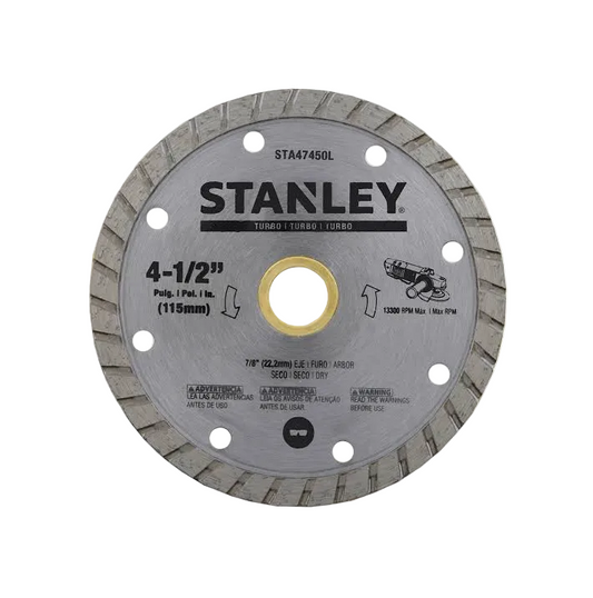 Turbo Diamond Blade 4-1/2" Stanley
