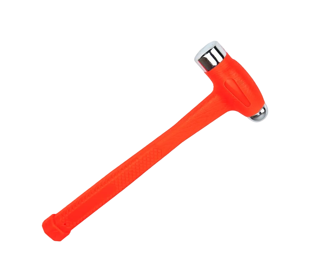 Dead Blow Hammer Ball Pein 1lb Dual Face Flat &amp; Peen Steel Metal