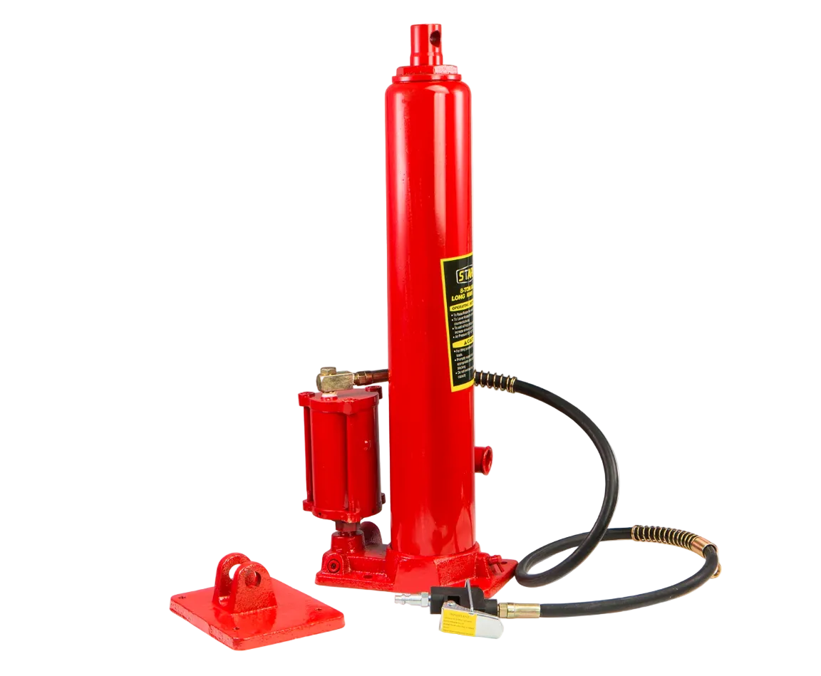 Long Ram Jack 8-ton Crane Engine Hoist Lift 2-in-1 Air/Hydraulic STARK