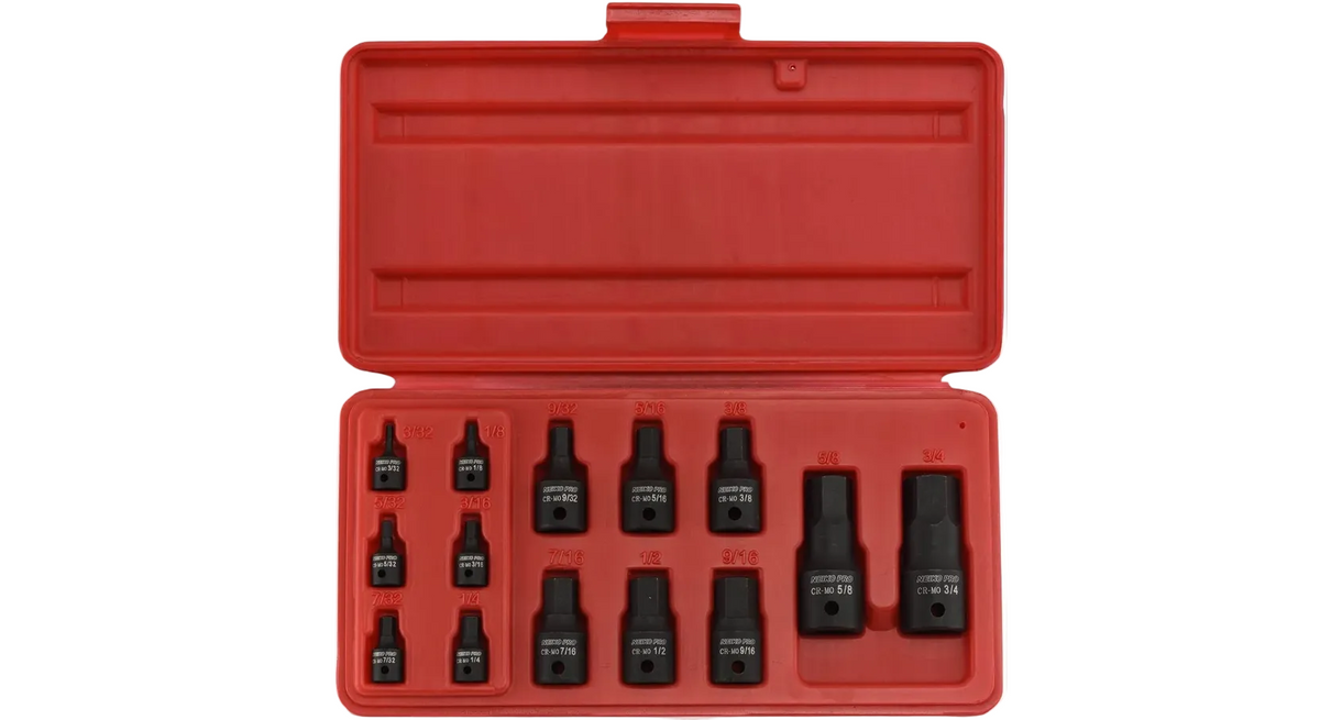 Allen SAE Bit Socket Set 14 Pc. NEIKO