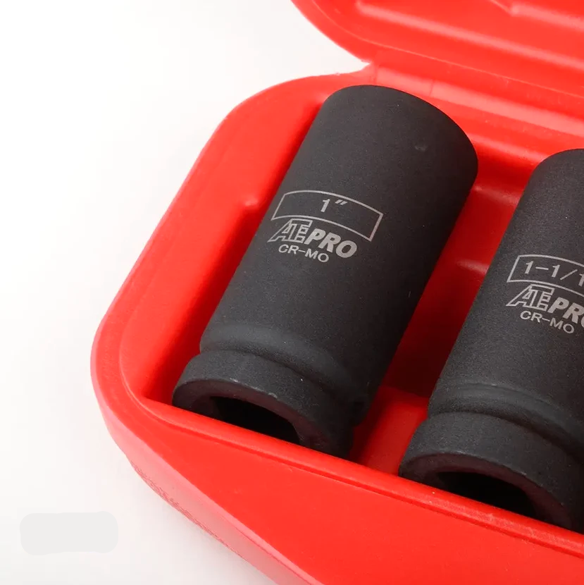 Set 9 PC. DR. 3/4 Deep Impact Socket SAE ATE