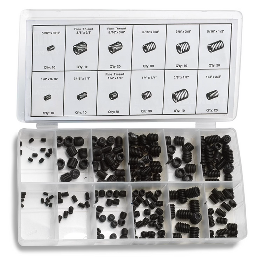 Internal Hex Allen Set Screw Assortment Neiko