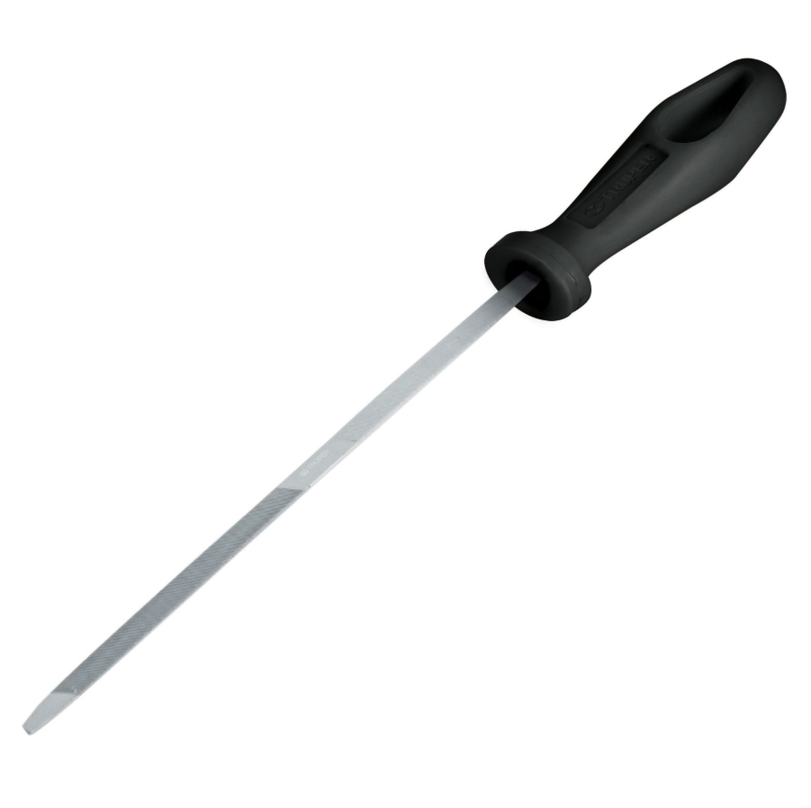 Triangular Double 6" file W/Handle Truper