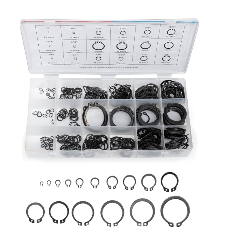 Snap Ring Shop Assortment 300 PCS Neiko