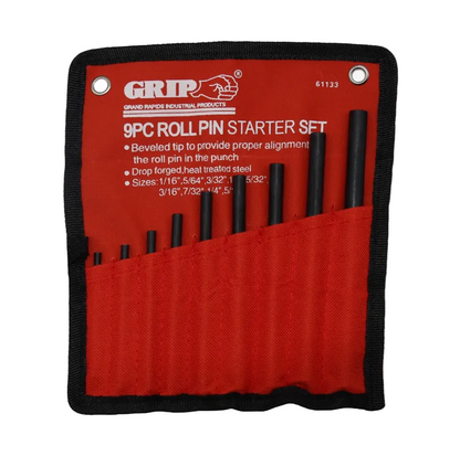Starter Punch Set 9 Pc. Grip