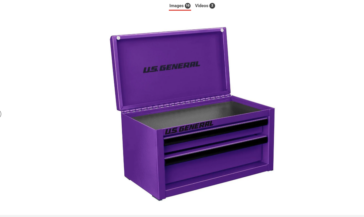 Mini Steel Toolbox U.S. GENERAL