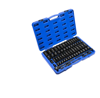 Master Impact Socket Set Deep & Shallow Socket SAE 1/2"dr