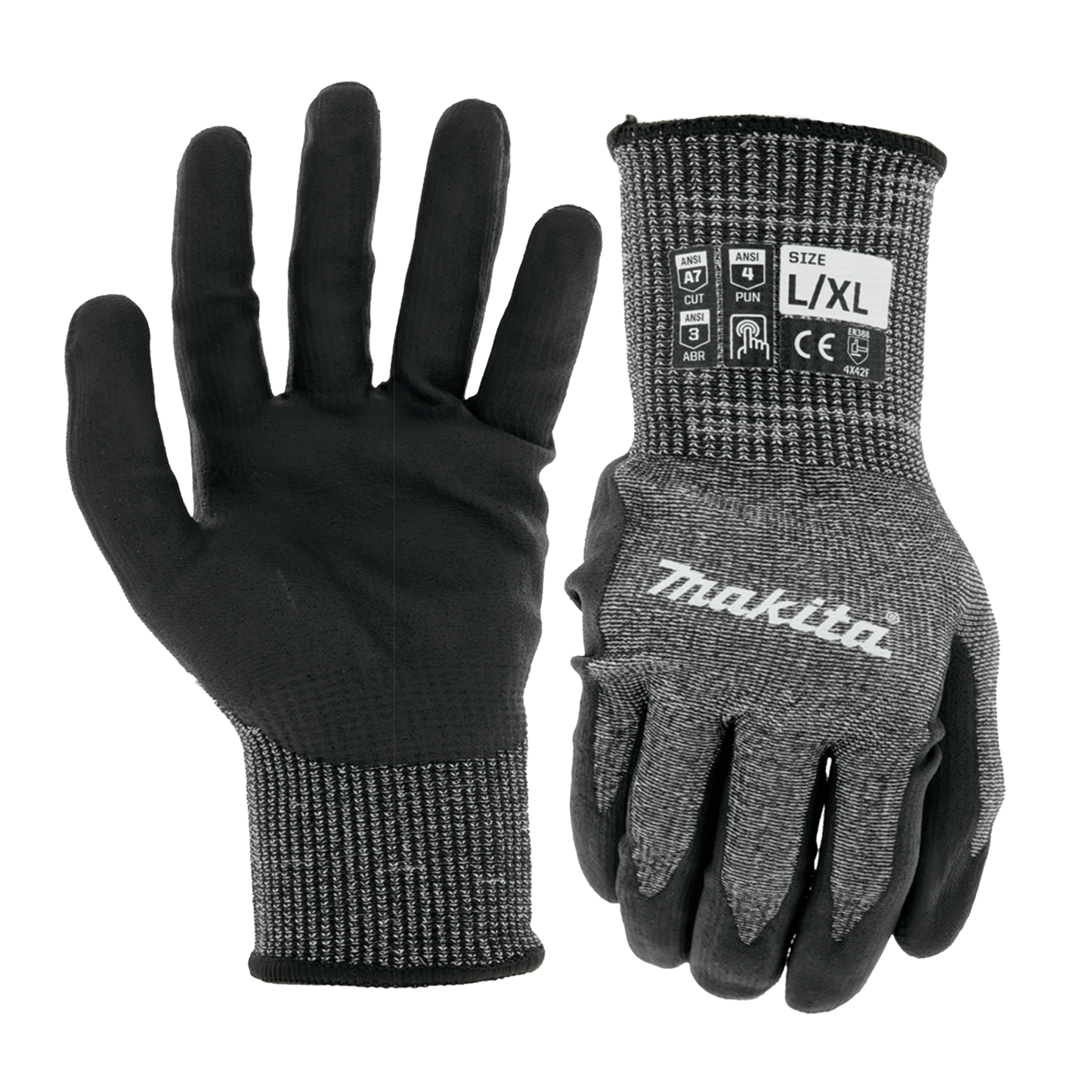 Nitrile Coated Dipped Gloves Advanced FitKnit™ Cut Level 7  (Large/X‑Large)