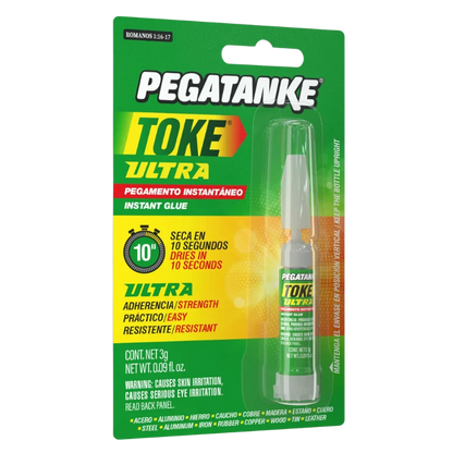 Toke Ultra Strength Fast Acting Adhesive Pegatanke