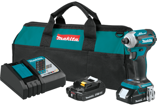 Impact Driver 1/4" Kit 18V LXT® Lithium‑Ion Brushless Cordless (2.0Ah)