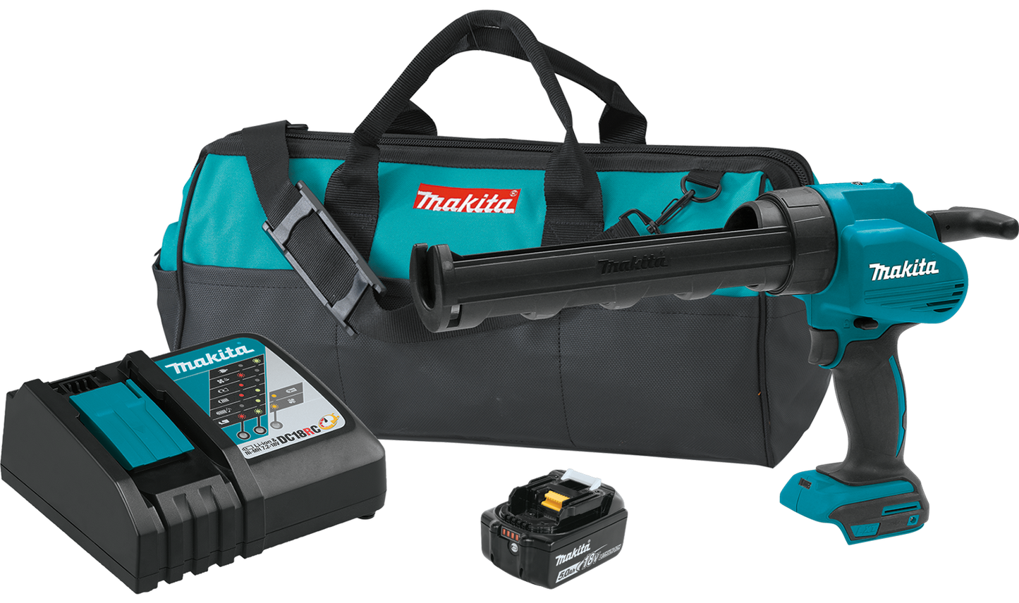 Caulk and Adhesive Gun Kit 18V 10 oz. (5.0Ah) LXT® Lithium‑Ion Cordless