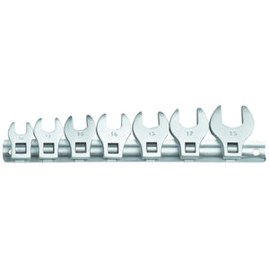 Crowfoot Wrench Set SAE, 7Pc Dr 3/8"