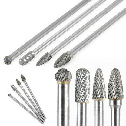 Set 4 pc Long cut carbide bits