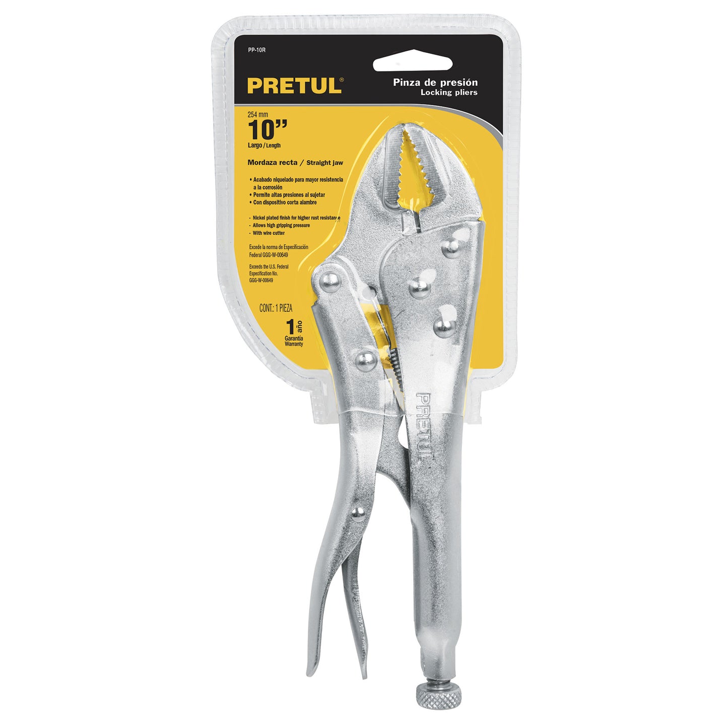 Alicate de presión 10” Pretul