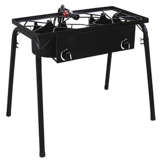 BRK-72 - Estufa de gas semi-comercial de dos quemadores Brak