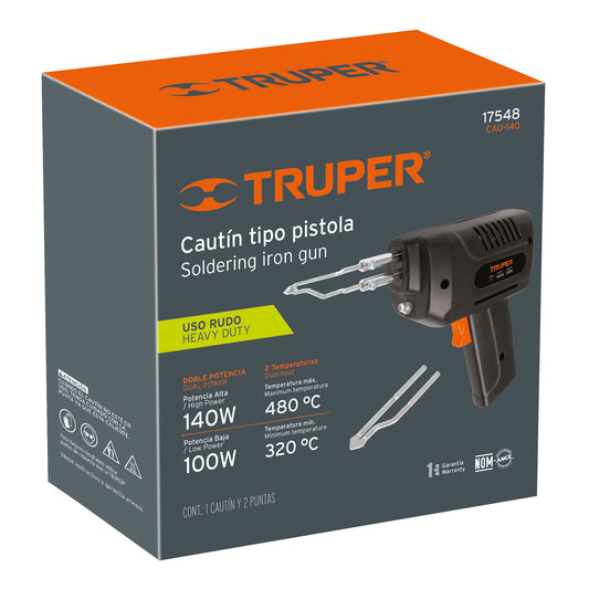 Cautín 140 W Tipo Pistola Con 2 Temperaturas