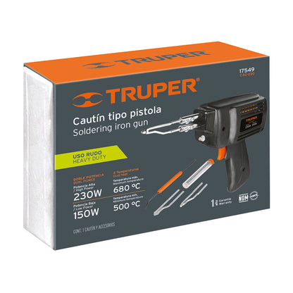 Cautín 230 W Tipo Pistola Con 2 Temperaturas