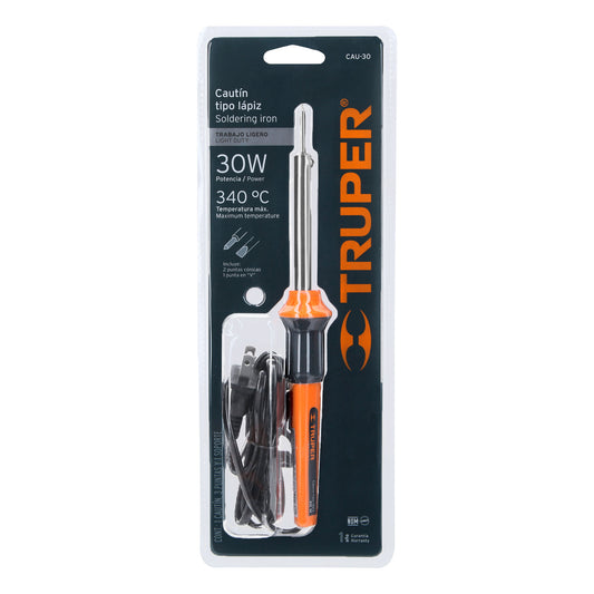 Cautín Tipo Lápiz Para Trabajo Ligero 30W