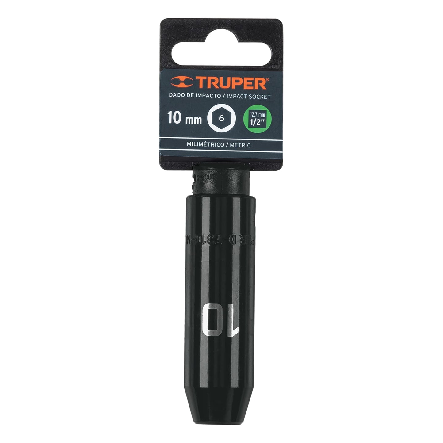 Copa Larga Dr 1/2" de Impacto 6 Punto de 10 mm