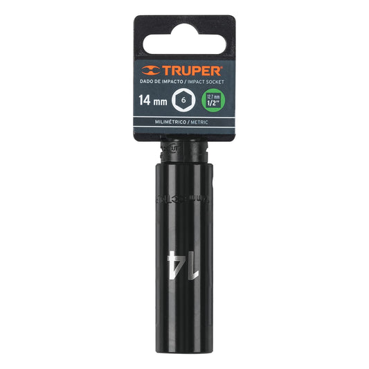 Copa Larga Dr 1/2" de Impacto 6 Punto de 14 mm