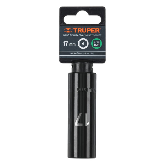 Copa Larga Dr 1/2" de Impacto 6 Punto de 17 mm