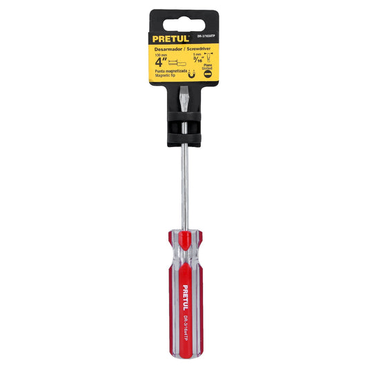 Destornillador Plano (Paleta) Largo 4"