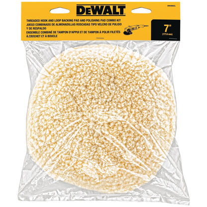 Pad para pulido en velcro 7” Dewalt