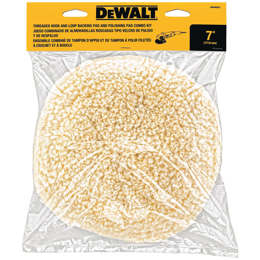 Pad para pulido en velcro 7” Dewalt