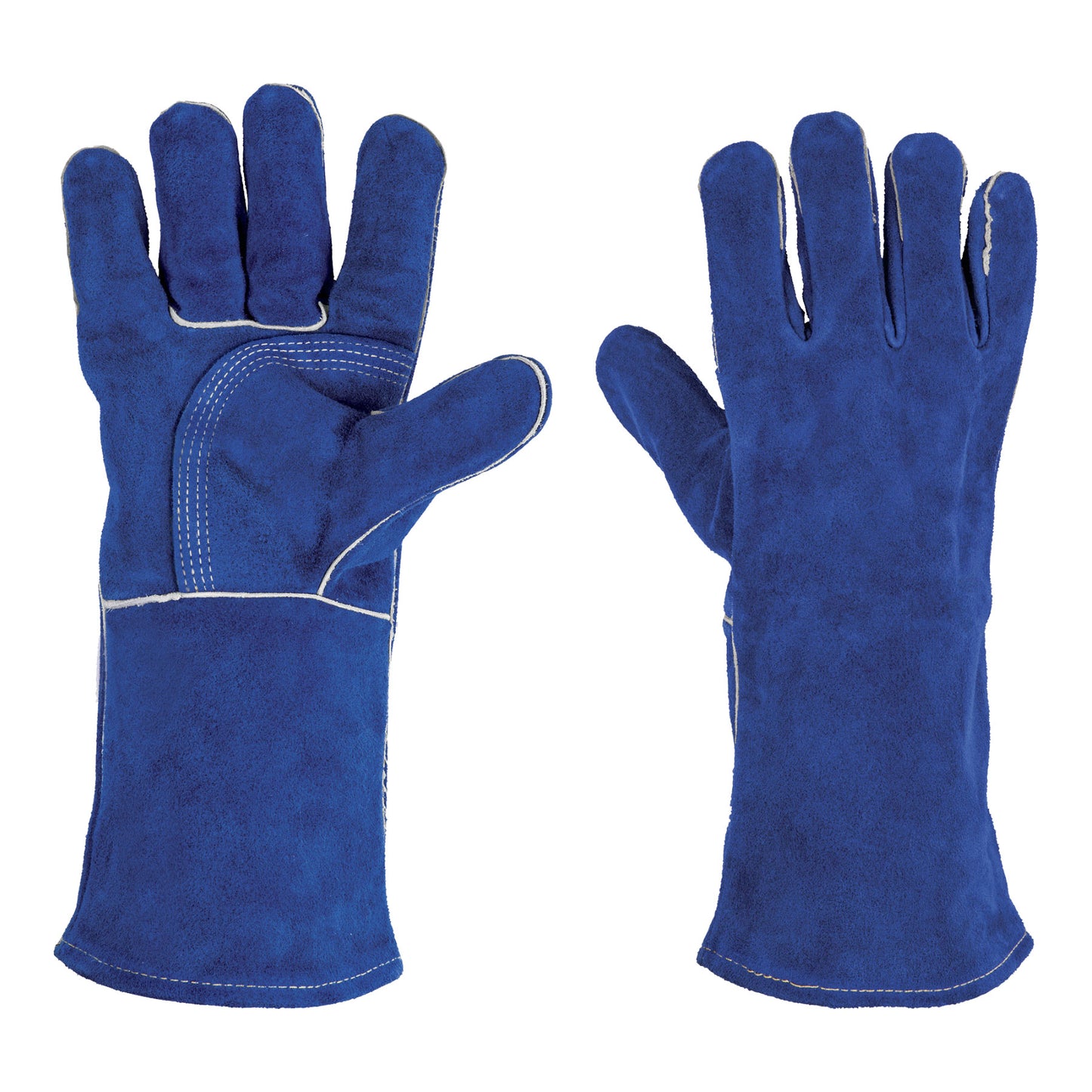 Guantes Azules Reforzados Para Soldar