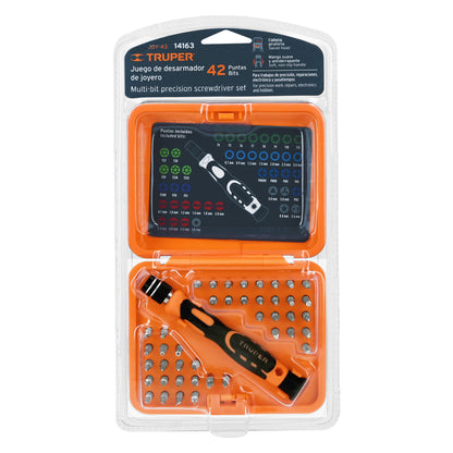 Set De Destornillador Para Joyero Con 42 Puntas