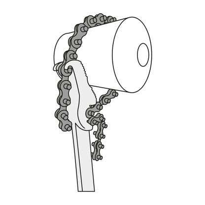 Llave De Cadena Uso Pesado, Mango de 28"