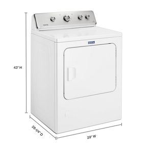 Secadora Eléctrica Maytag 7.0 cu ft / Large capacity Top Load Dryer with wrinkle control. 7.0 cu. ft.