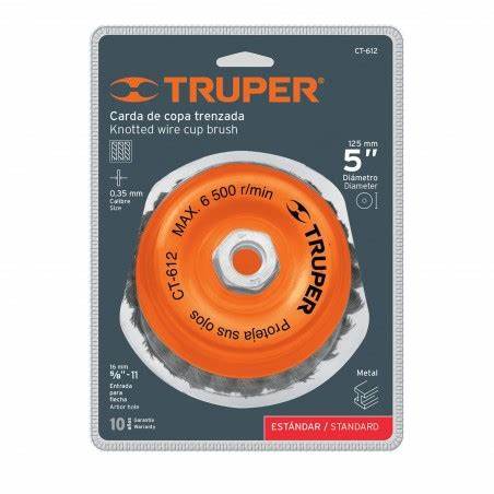 Disco De Copa, Alambre Trenzado Fino Para Grinder 5"