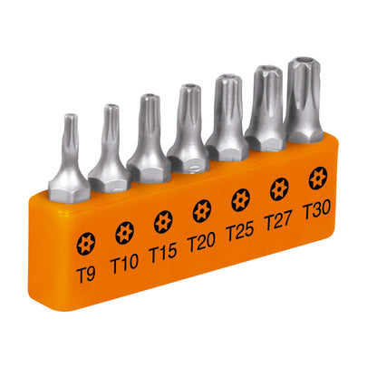 Set De Puntas Torx Con Orificio De Seguro Corta 1"