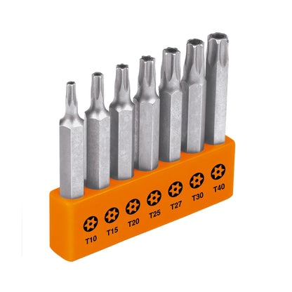 Set De Puntas Torx  Con Orificio De Seguro Largo 2"