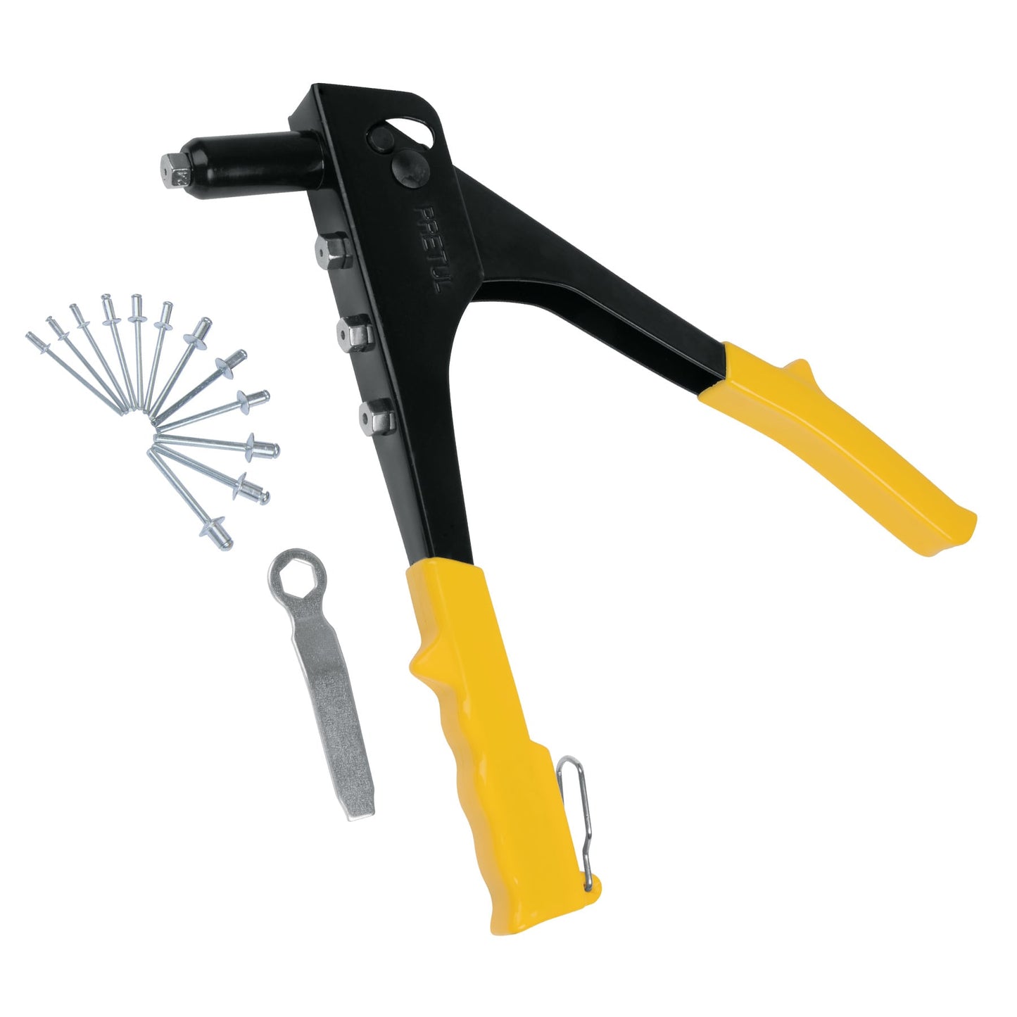 Remachadora 10" Con Set De Remaches