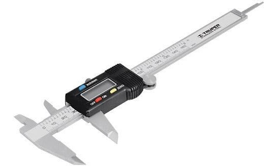 Caliper Digital 6" Acero Inoxidable, Std y MM