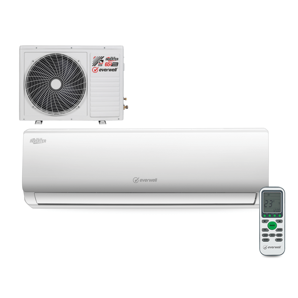 Acondicionadores de aire minisplit Everwell 12,18,24 Btu