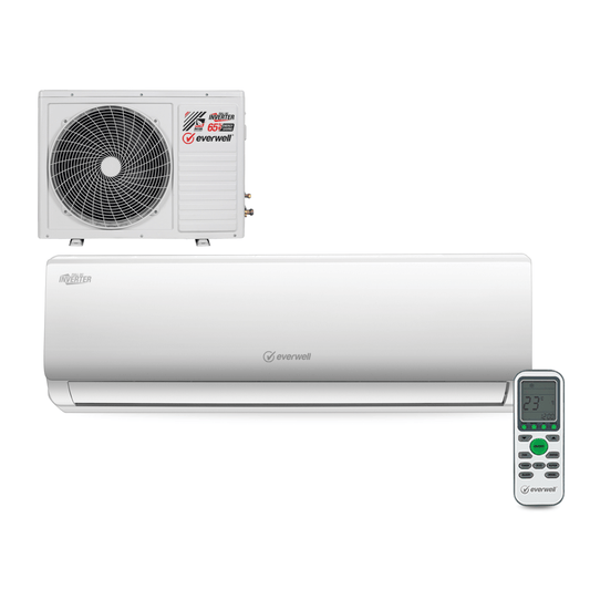 Acondicionadores de aire minisplit Everwell 12,18,24 Btu