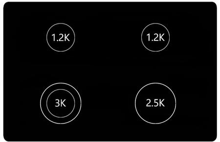 Estufa Eléctrica 30" Negra/ Stainless Steel